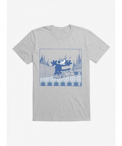 Felix The Cat Men's Lightweight Cotton Skateboarding Tee