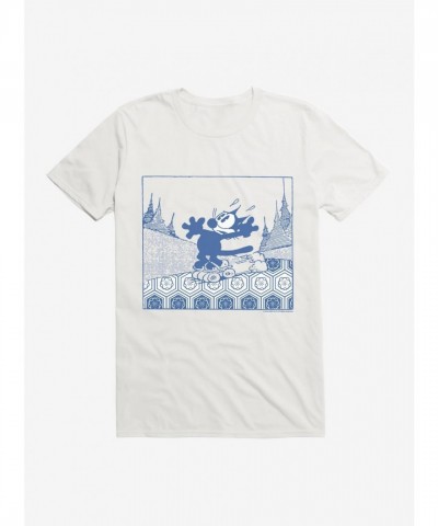 Felix The Cat Men's Lightweight Cotton Skateboarding Tee