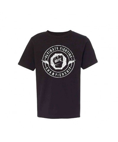 UFC Licensed Bolt T-Shirt for Kids - Black
