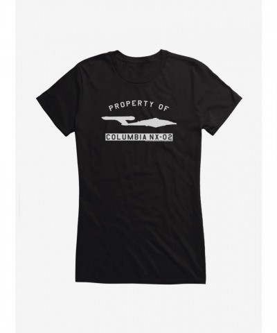Star Trek NX02 Enterprise Girls Cotton T-Shirt