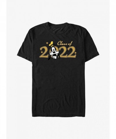 Disney Goofy Graduation T-Shirt, Class of 2022, Black, Men's