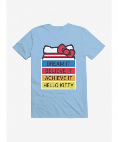 Hello Kitty Inspiring Quote T-Shirt - Unisex Blue
