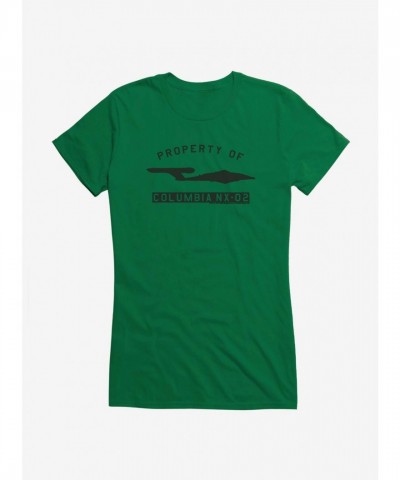 Star Trek NX02 Enterprise Girls Cotton T-Shirt