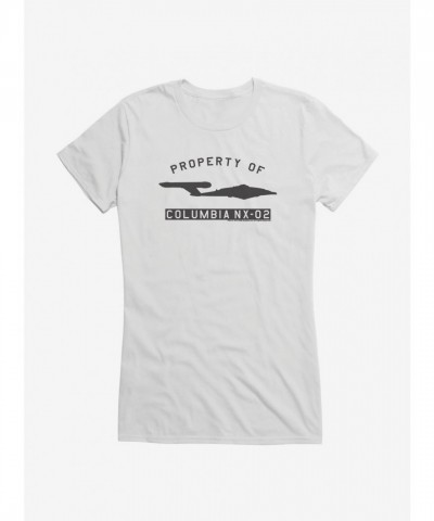 Star Trek NX02 Enterprise Girls Cotton T-Shirt