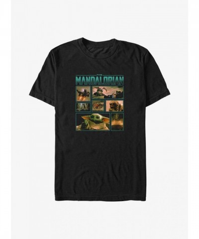 Mandalorian Big & Tall T-Shirt - Adventures Through Mandalore Mines - Men's Unisex - BLACK
