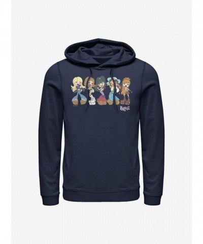 Bratz Funk Girls Blue Hoodie for Men