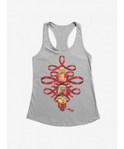 Minions CNY Red Envelope Girls Tank Top
