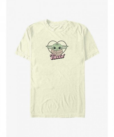 Star Wars Mandalorian Beige The Child Heart T-Shirt Unisex