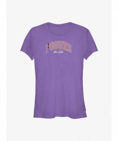 Outer Banks Pogues Girls Life T-Shirt - Purple Junior Size