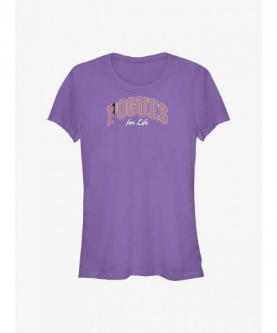 Outer Banks Pogues Girls Life T-Shirt - Purple Junior Size
