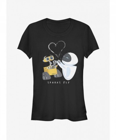 Disney Pixar Wall-E Girls T-Shirt, Lightweight Cotton Tee