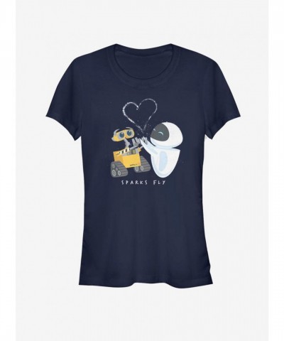 Disney Pixar Wall-E Girls T-Shirt, Lightweight Cotton Tee