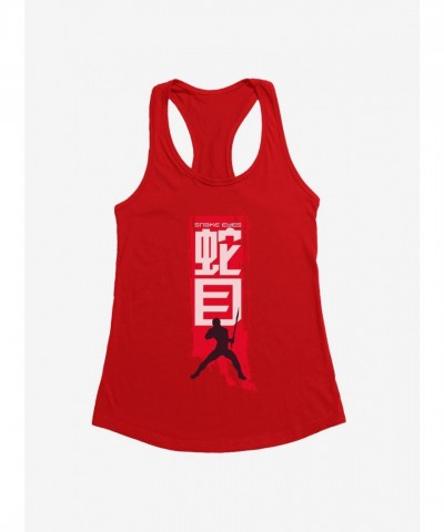 G.I. Joe Snake Eyes Graphic Banner Lightweight Girls Tank