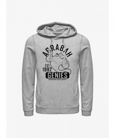 Disney Aladdin's Genie Grey Locker Hoodie for Men