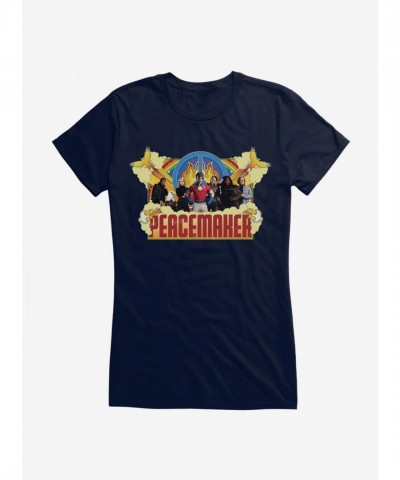 DC Comics Peacemaker Logo Junior T-Shirt for Girls