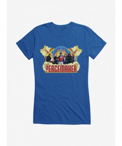 DC Comics Peacemaker Logo Junior T-Shirt for Girls
