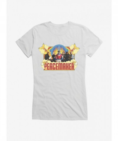 DC Comics Peacemaker Logo Junior T-Shirt for Girls
