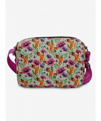 Disney Bambi Floral Vegan Leather Crossbody Bag