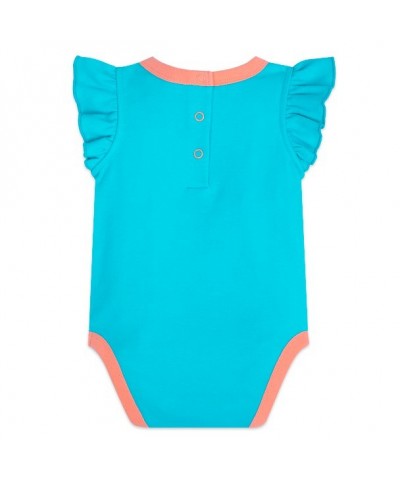 Moana Ruffled Wing Sleeves Bodysuit for Baby