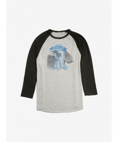 Harry Potter Vintage Ravenclaw Raglan Sweater - Unisex Black