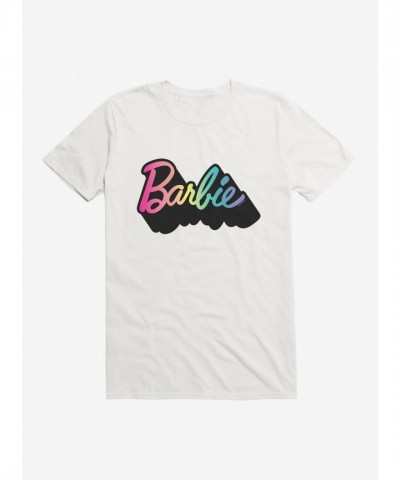 Barbie Pride Rainbow T-Shirt with Black Shadow Logo for Men