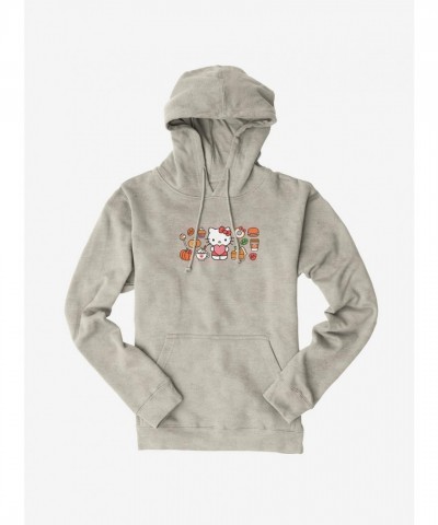 Hello Kitty Pumpkin Spice Unisex Hoodie, Comfortable Food & Decor Themed