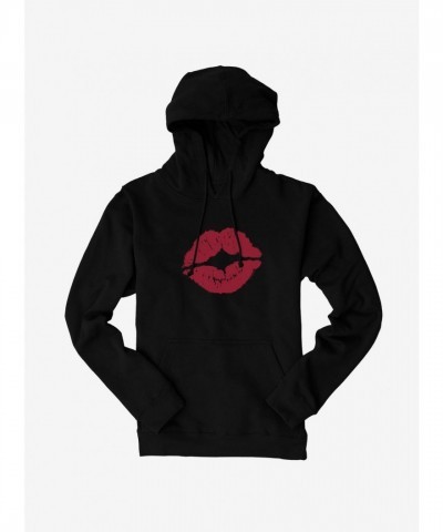 Square Enix Red Lips Men's Cotton Hoodie