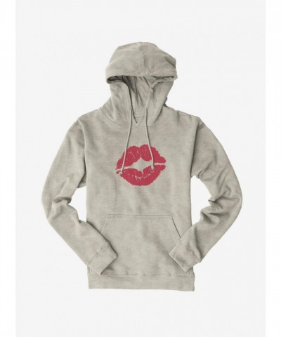 Square Enix Red Lips Men's Cotton Hoodie