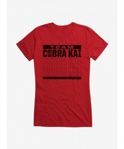 Cobra Kai Season 4 Girls Team Motto Tee