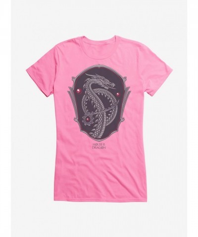 House of the Dragon Serpent Silhouette Tee for Girls