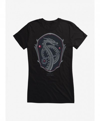 House of the Dragon Serpent Silhouette Tee for Girls
