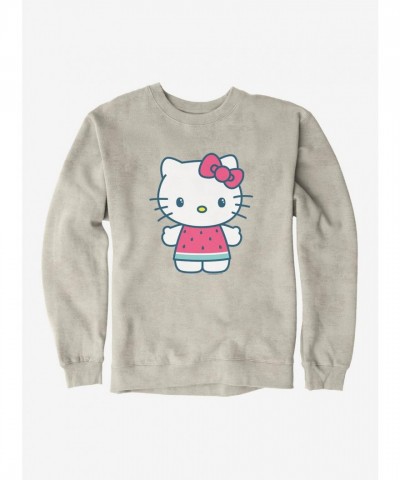 Hello Kitty Vacation Inspired Watermelon Sweatshirt for Unisex