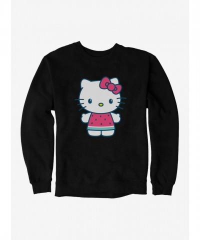 Hello Kitty Vacation Inspired Watermelon Sweatshirt for Unisex