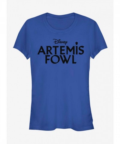 Disney Girls Lightweight Blue Artemis Fowl Graphic Tee