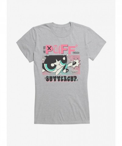 Powerpuff Girls Buttercup Puff Junior's T-Shirt