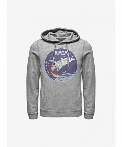 NASA Inspired Grey Hoodie for Men