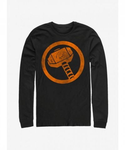 Marvel Retro Range Thor Long Sleeve T-Shirt - Men's Black