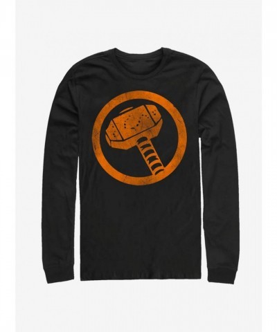 Marvel Retro Range Thor Long Sleeve T-Shirt - Men's Black