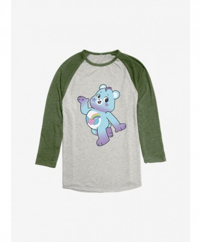 Care Bears Dream Bright Green Light Raglan for Men