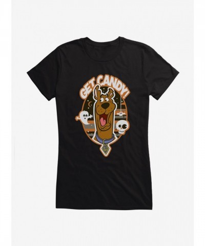 Scooby-Doo Candy-Themed Lightweight Tee for Girls