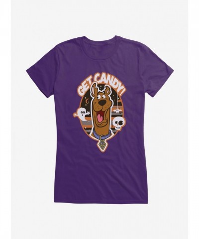 Scooby-Doo Candy-Themed Lightweight Tee for Girls