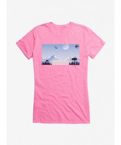 Jurassic World Dominion BioSyn Mountain Moon Girls Junior T-Shirt