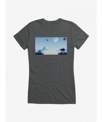 Jurassic World Dominion BioSyn Mountain Moon Girls Junior T-Shirt