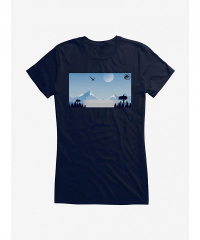 Jurassic World Dominion BioSyn Mountain Moon Girls Junior T-Shirt