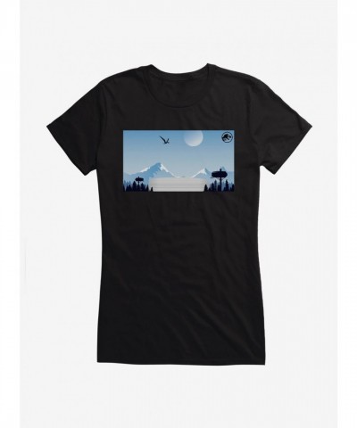 Jurassic World Dominion BioSyn Mountain Moon Girls Junior T-Shirt