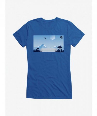 Jurassic World Dominion BioSyn Mountain Moon Girls Junior T-Shirt