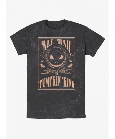 Disney Hail Jack The Pumpkin King Mineral Wash T-Shirt - Multi for Men