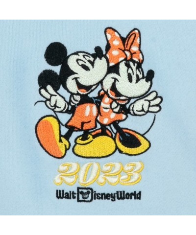 Mickey Minnie Mouse Women's Zip Hoodie 2023 Disney World Souvenir
