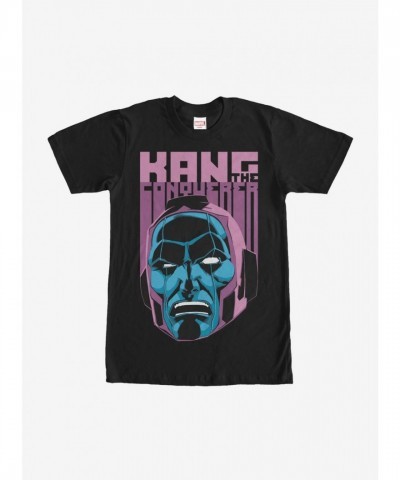 Marvel Black Kang the Conqueror Face T-Shirt - Unisex