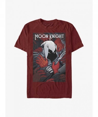 Marvel Red Moon Knight Graphic T-Shirt for Men
